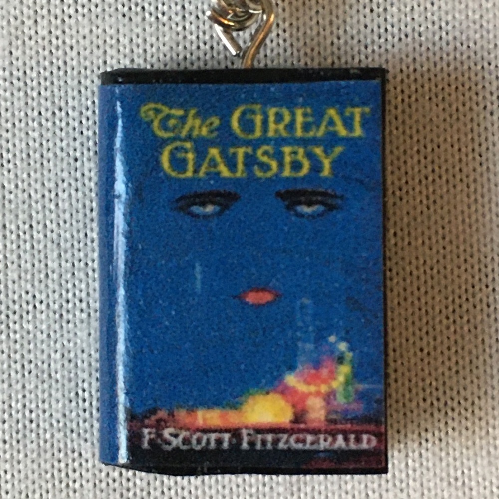 SOLD—The Great Gatsby F. Scott Fitzgerald Handmade Glowing Literature Necklace - Picture 2 of 16